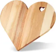 Valentine'S Day Gifts Heart Shaped Cutting Board, Acacia Wood Bread Board Cheese