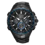 Seiko Coutura SSG021 Radiocontrol Chrono 44.5 mm Black Steel Solar Men's Watch