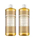 ^ 2 x Dr. Bronner's Pure-Castile Soap Liquid 18-in-1 Sandalwood Jasmine 946mL