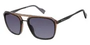 Ben Sherman COLEMAN 54mm Aviator Black Gray / Gray Gradient Polarized Sunglasses