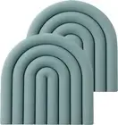 2 Silicone Trivets for Hot Dishes - Durable and Colorful Pot Holders, Heat Resis