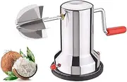 Coconut Grater Scraper/Coconut Scraper Peeler Shredder with Vacuum Base, Stainless Steel Coconut Grater, Coconut scraper Machine Manual Shredder for Kitchen.