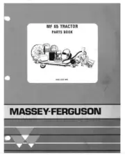 Massey Ferguson 65 Dealers Parts Manual Get it Today