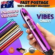 7" Large Bullet Vibrator G-Spot Dildo Anal Clit Stimulator Wand Egg Big Sex Toy