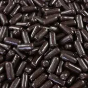 500g Dark Chocolate Licorice Bullets