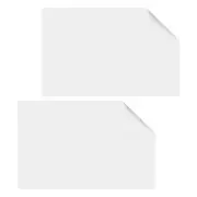 2 Rolls Electrostatic Adsorption Whiteboard Dry Erase Accessories