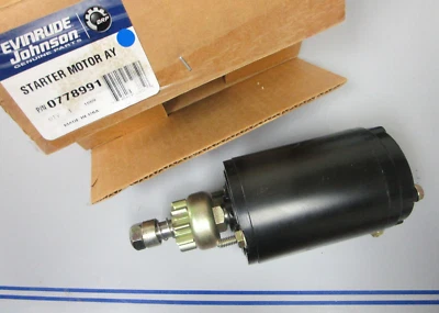 *NEW OEM* 0720 OMC Johnson Evinrude Starter Motor Assembly 778991 0778991