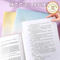 在飛比找Yahoo!奇摩拍賣優惠-新品 kokuyo國譽淡彩曲奇晴空料冊透明插頁a4試卷透明大