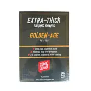 25 Extra Thick Golden Age Comic Book Backing Boards Archival Acid Free 42 PT