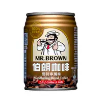 在飛比找家樂福線上購物網優惠-伯朗曼特寧咖啡二合一Can240ml