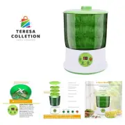 Bean Sprouts Machine, Seed Sprouter Kits, LED Display Time, Intelligent Autom...