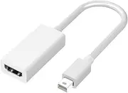 Mini DisplayPort (Thunderbolt) to HDMI Adapter, Support 4K 30hz, for Devices with Mini Dp Interfaces