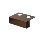Unique VAB8-NL Odyssey Series Vanguard Brass Ledge Light Fixture (No T3 Bulb)