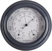 3 in 1 High-Precision Barometer, 7.9in Wall Hanging Aneroid Barometer, Temperature Humidity and Air Pressure 1050hPa, for Indoor, Outdoor, Mountaineering, Agriculture, Household