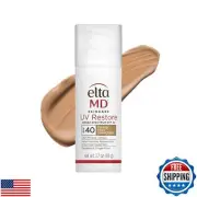 EltaMD UV Restore Tinted Sunscreen for Face SPF 40, Tinted Mineral Sunscreen