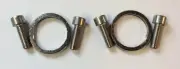 Front & Rear Exhaust Header Manifold Bolts Studs & Gaskets for SFV650 Gladius
