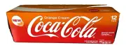 Coca Cola Orange Cream Cola Soda 12 pack Coke
