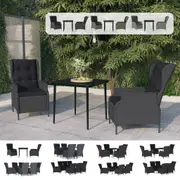 Garden Dining Set Outdoor Furniture Multi Colours/Sizes 3/5/7/9 Piece vidaXL
