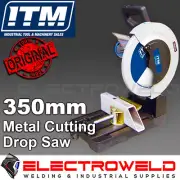 ITM 350mm 14" Metal Drop Saw +Blade, Chop Cutting, Bench Miter Cold Cut 240V S14