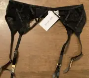 Playful Promises Kennedy Cut Out Mesh & Lace Suspender Wolf & Whistle 2-12 NWT