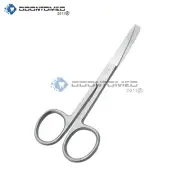 Operating Dissecting Surgical Scissors 4.5" Curved Sharp Blunt Blades