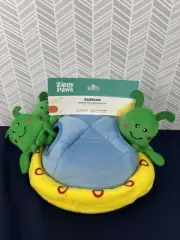 Zippy Paws Dog Toy Alien In UFO Ship Burrow Interactive Puzzle Toy