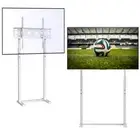 TV Floor Stand for 32-100" Flat Panel LED LCD Plasma Screens Height Adjustable
