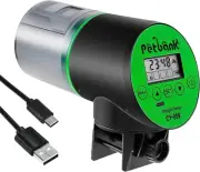 Automatic Fish Feeder Aquariums Timer Rechargeable Fish Food Dispenser LCD