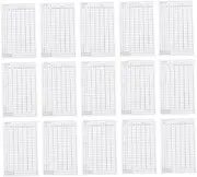 Didiseaon 40pcs Golf Scorecards Weatherproof Coated Paper Score for Casual Play Durable and Elegant Golf Accessories for Accurate Score Keeping The Course