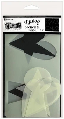 3 Pack - Dyan Reaveley's Dylusions Dyalog Stencil-Mask It - 5A002K1T-79965