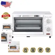 Durable 4-Slice Toaster Oven with Easy-Clean Crumb Tray & Power Efficiency