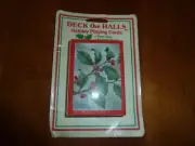 Deck The Halls Holiday Christmas Playing Cards Poker Size Mistletoe John Herrel