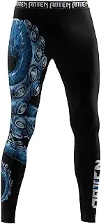 [Raven Fightwear] Men's Kraken Octopus BJJ Spats Tights MMA