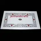 3'x2' Marble Side Corner Center Dining Coffee Table Top Mosaic Inlay Work