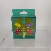Sunnylife Wine Glass Marker Pineapple Charms Set of 6 Party Nordstrom New