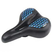 Super Soft Big Butt Cushion Increase Thicken Bicycle Saddle Mountain Bike Seat Foldable Cushion dark blue_270*205MM