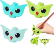 6 Pcs Pencil Grips Pen Grips For Children Kids Pencil Holder Owl Writing Aid Grip For Preschooler Writing Posture Correction