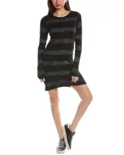 ATM Anthony Thomas Melillo 2X1 Rib Sunbleached Mini Dress