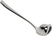 Stainless Steel Sauce Drizzle Spoon with Spout Sugar Spoon Cooking Utensil Tool for Kitchen Use