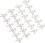 COOPHYA 24pcs Bee-Shaped Small Paper Clips Decorative Metal Clips for Office Use Lightweight Paperclips for Memos Notes Photos Files