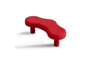 MIUZ Nordic Bench Stool Wooden Padded Seat Living Room Entryway Furniture