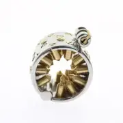 High Quality CBT Chastity Stainless Steel Kalis Teeth Ring - Sharp Screw