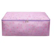 0114 2Pcs Home Clothing Quilt Storage Bag Clothing Dust Belt Pocket