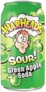 Warheads Sour Soda Green Apple 355ml x 12
