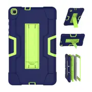 MCC Stylish Shockproof Samsung Galaxy Tab A7 Lite 8.7 Case Cover T220 T225 [Blue+Green]