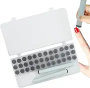 Nail Stamp Art Pen Set - Nail Stamping Art Pen Set,Silicone Smudge-Proof Manicure Tool for Women Girls Teens Kids Children Family