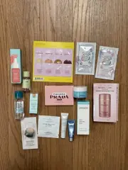 New 15 Piece Travel Set Sample Lot Sephora Ulta - Prada Proactiv Drunk Elephant