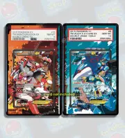 Team Magma Groudon vs Team Aqua Kyogre ex PSA TAG Beckett | Extended Art Display
