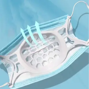 【iClean】3D立體透氣口罩架 口罩支架(五入)