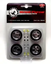 GMP 18828 1/18 Scale Street Fighter Mag Wheel & Tire Set for Diecast Cars